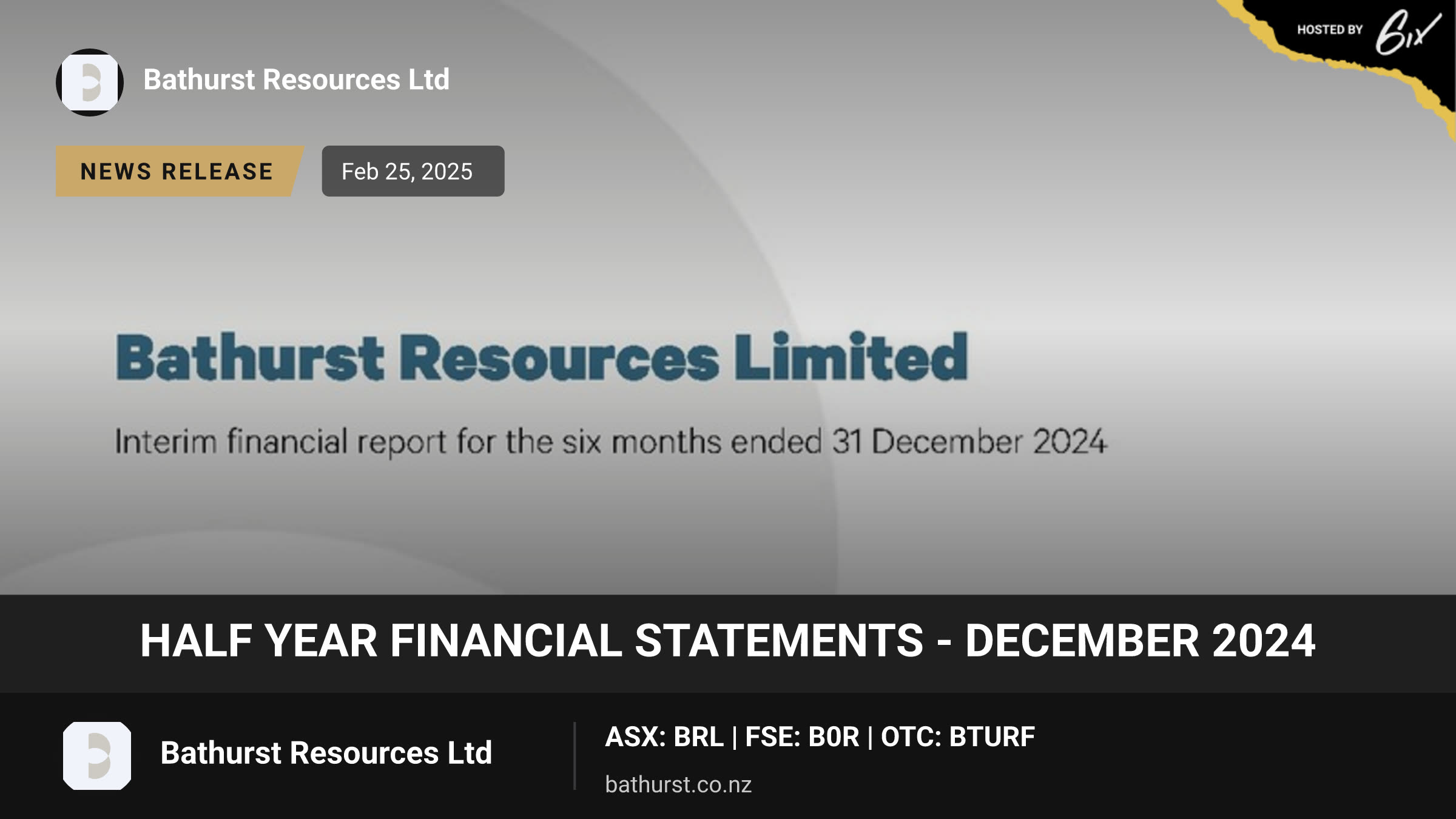 Half Year Financial Statements - December 2024