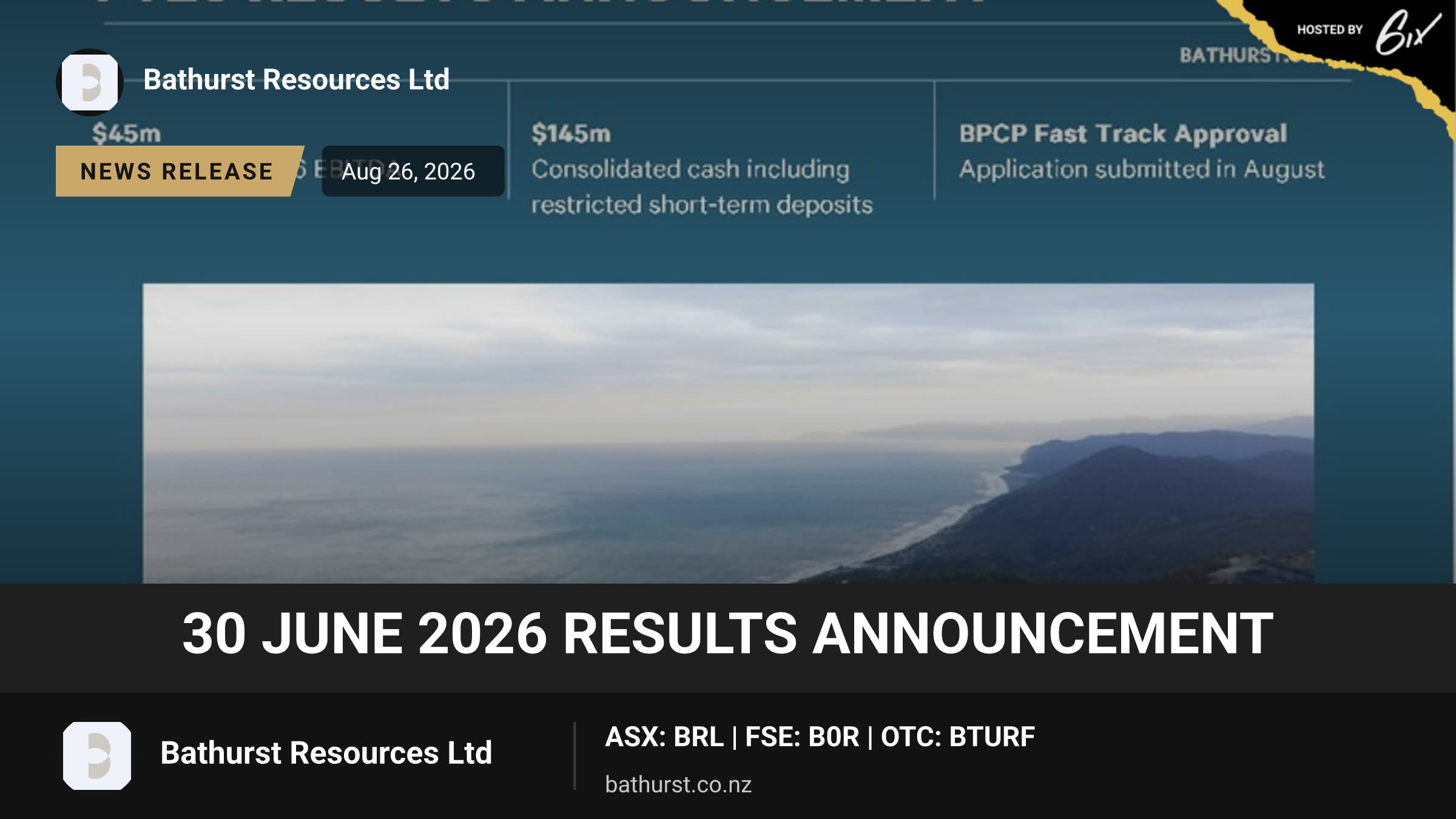 30 June 2026 Results Announcement