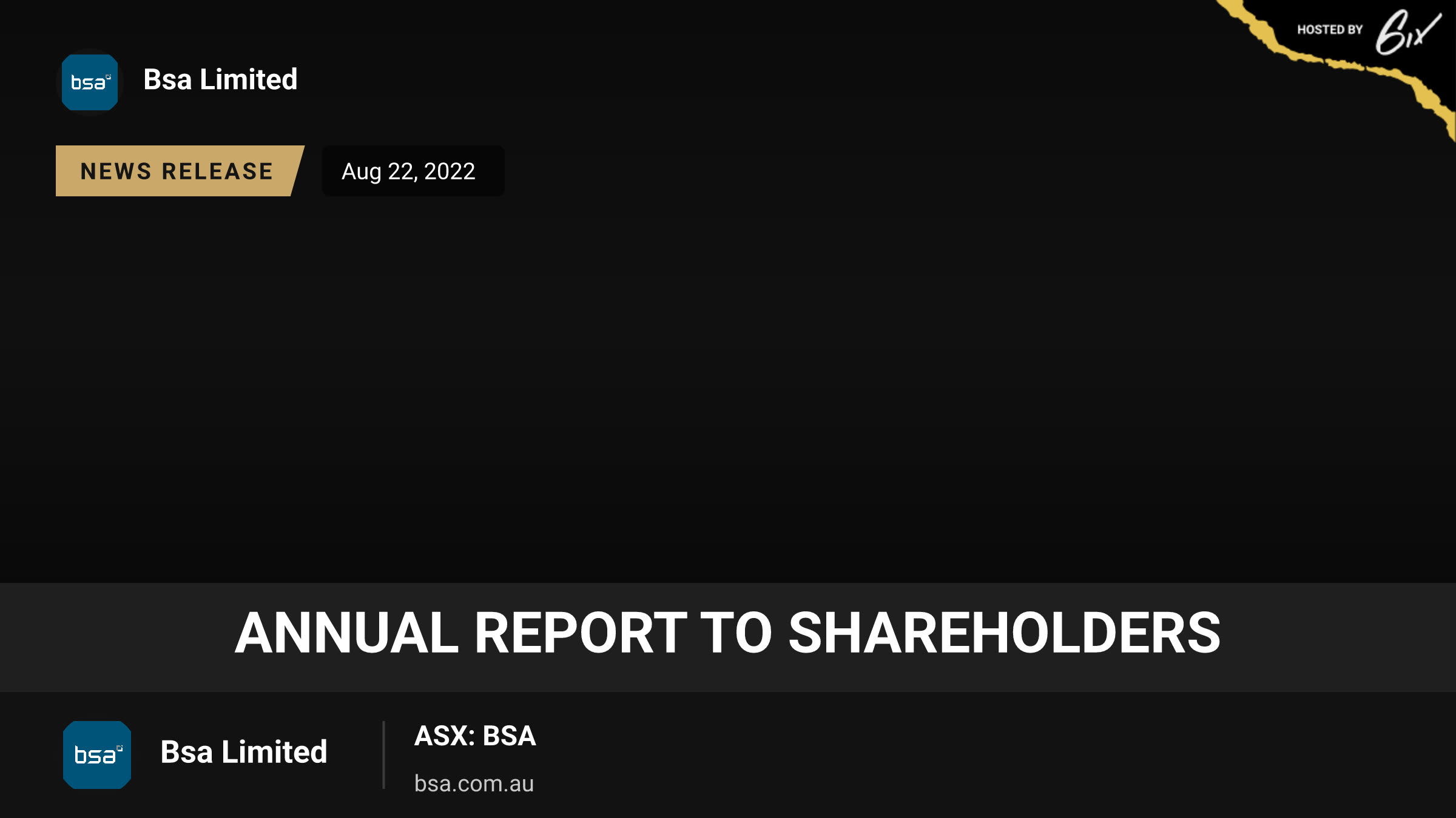 Annual Report to shareholders