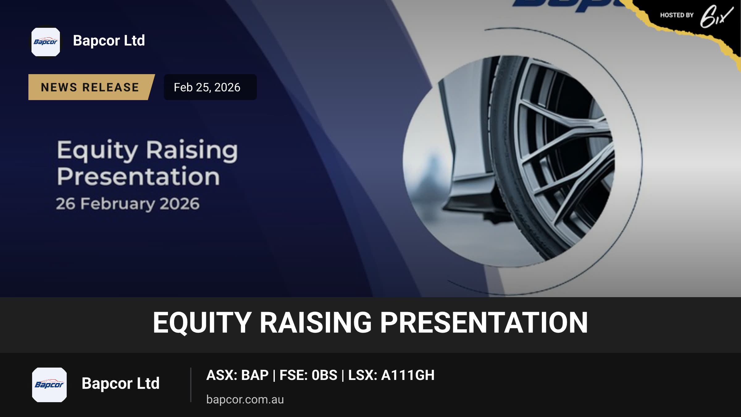 Equity Raising Presentation