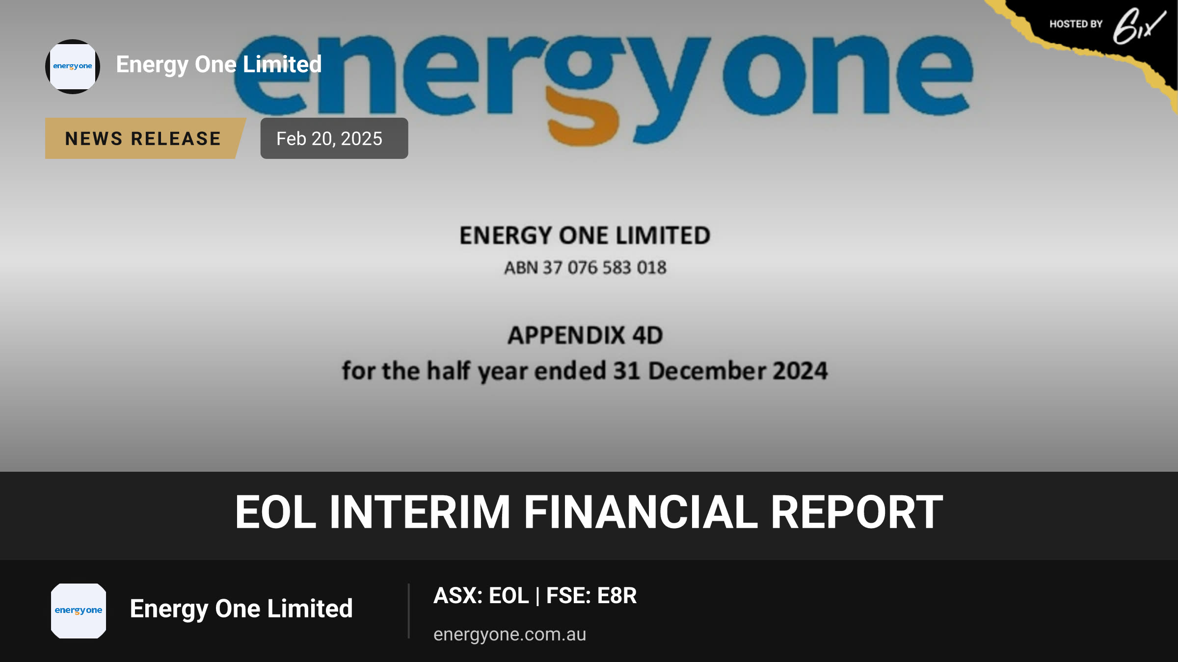 EOL Interim Financial Report