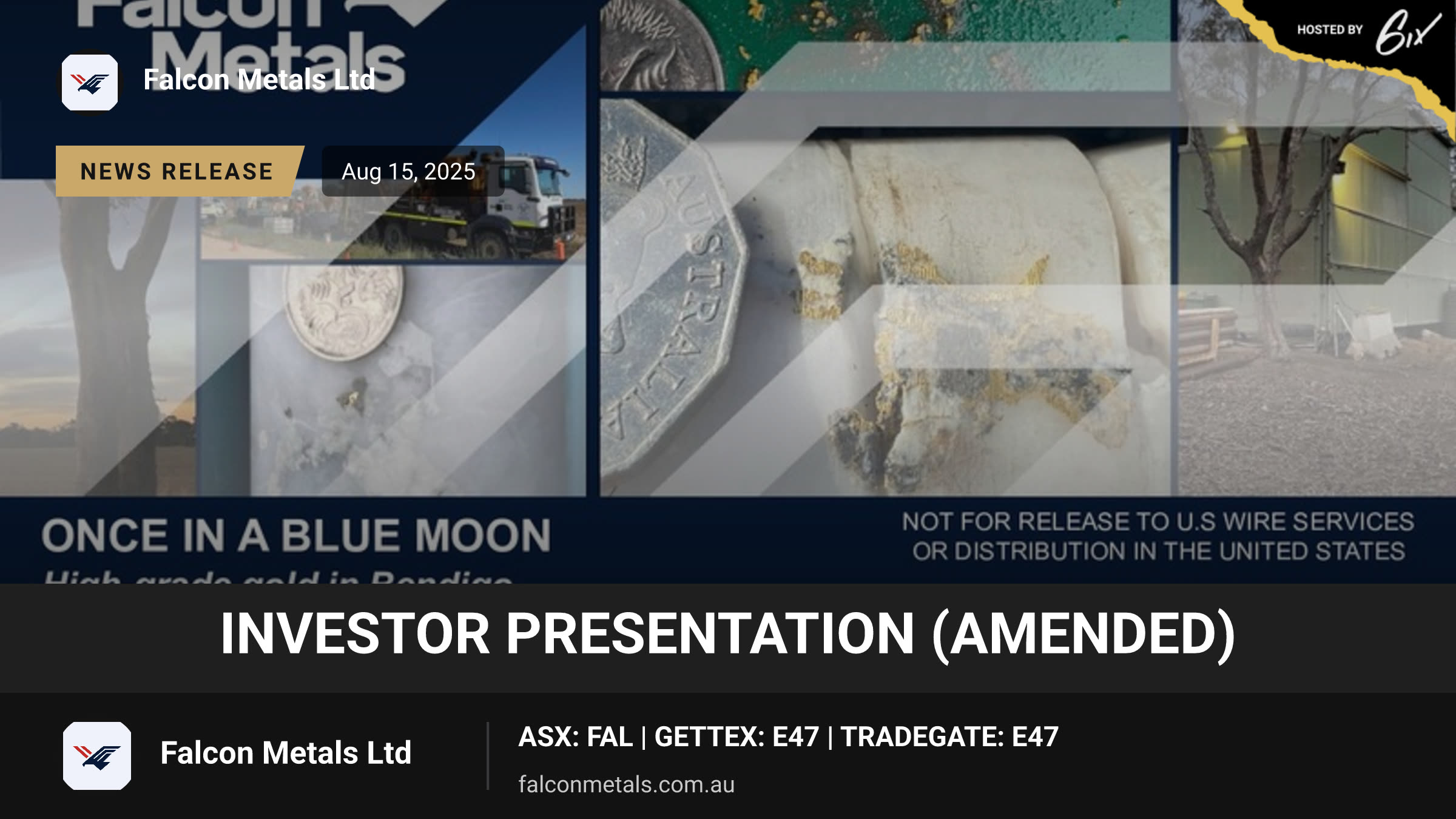 Investor Presentation (amended)