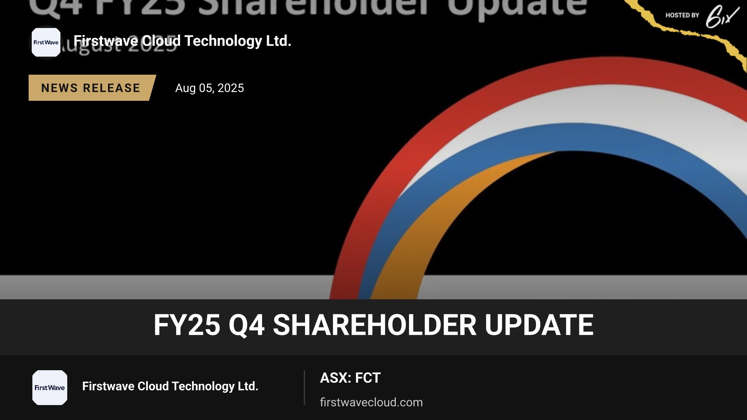 FY25 Q4 Shareholder Update