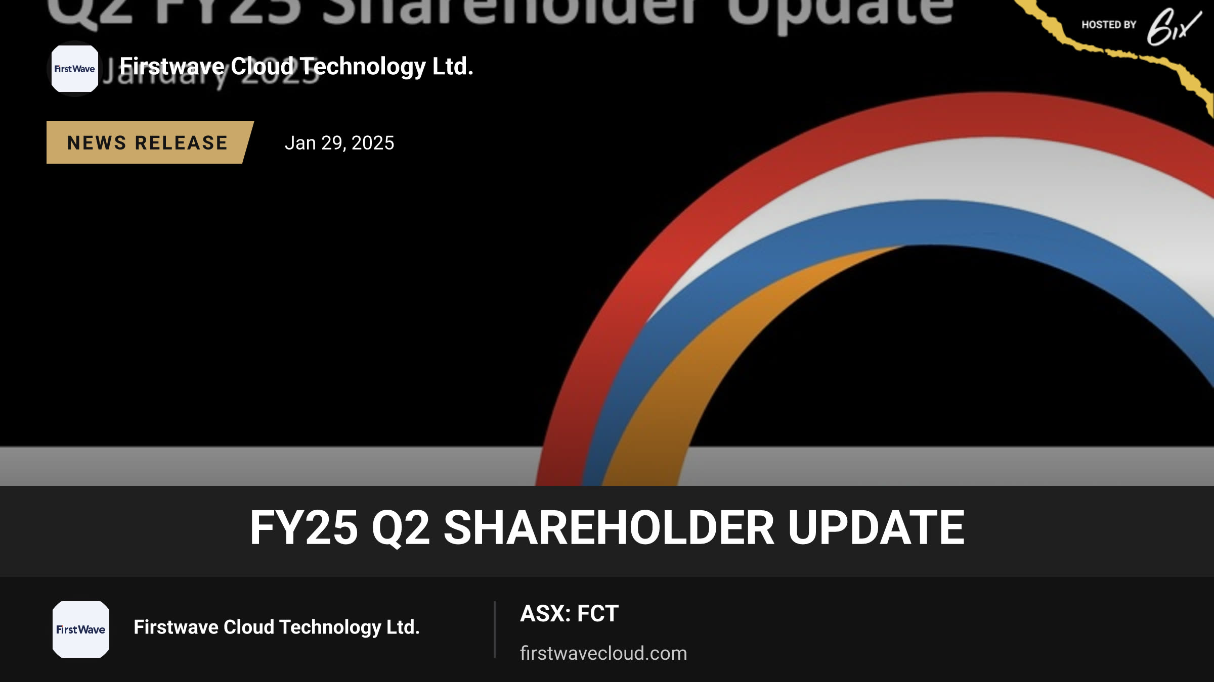 FY25 Q2 Shareholder Update