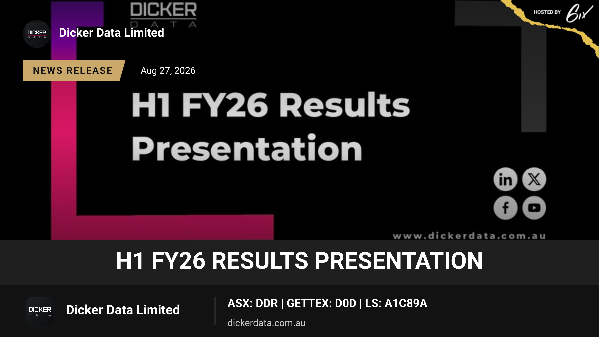 H1 FY26 Results Presentation