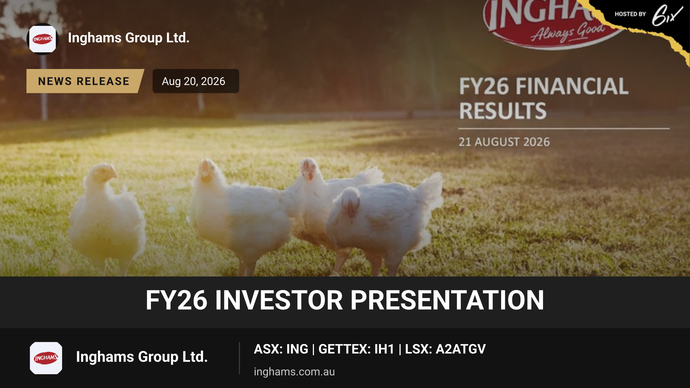 FY26 Investor Presentation