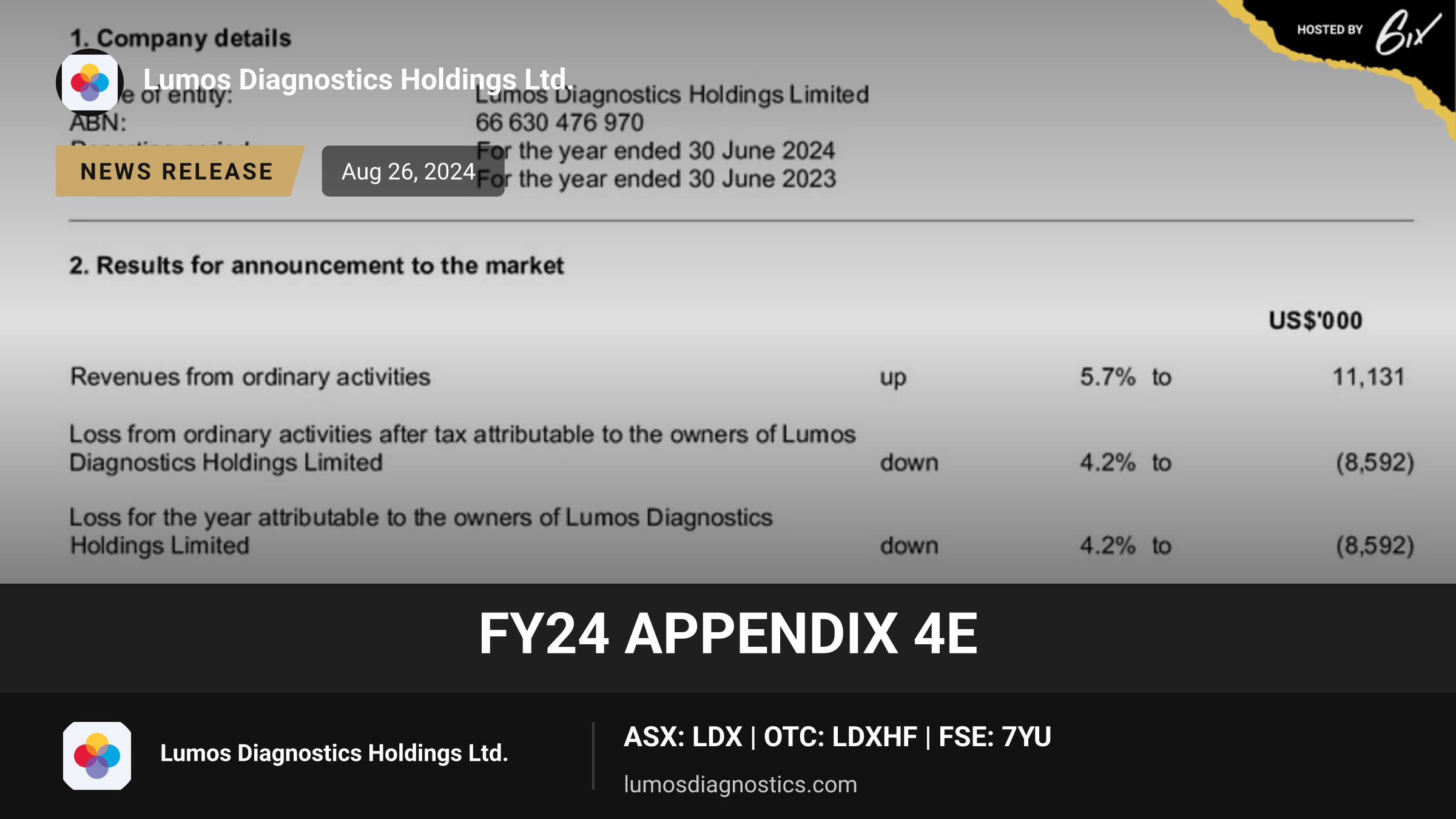 FY24 Appendix 4E