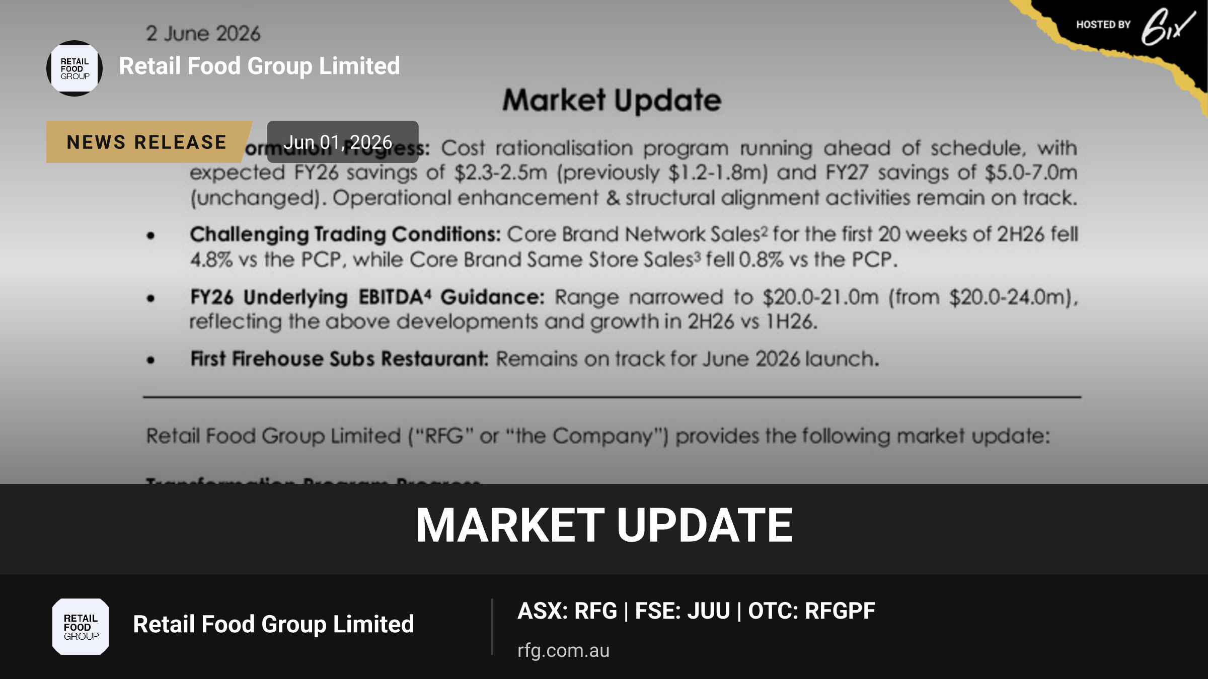 Market Update