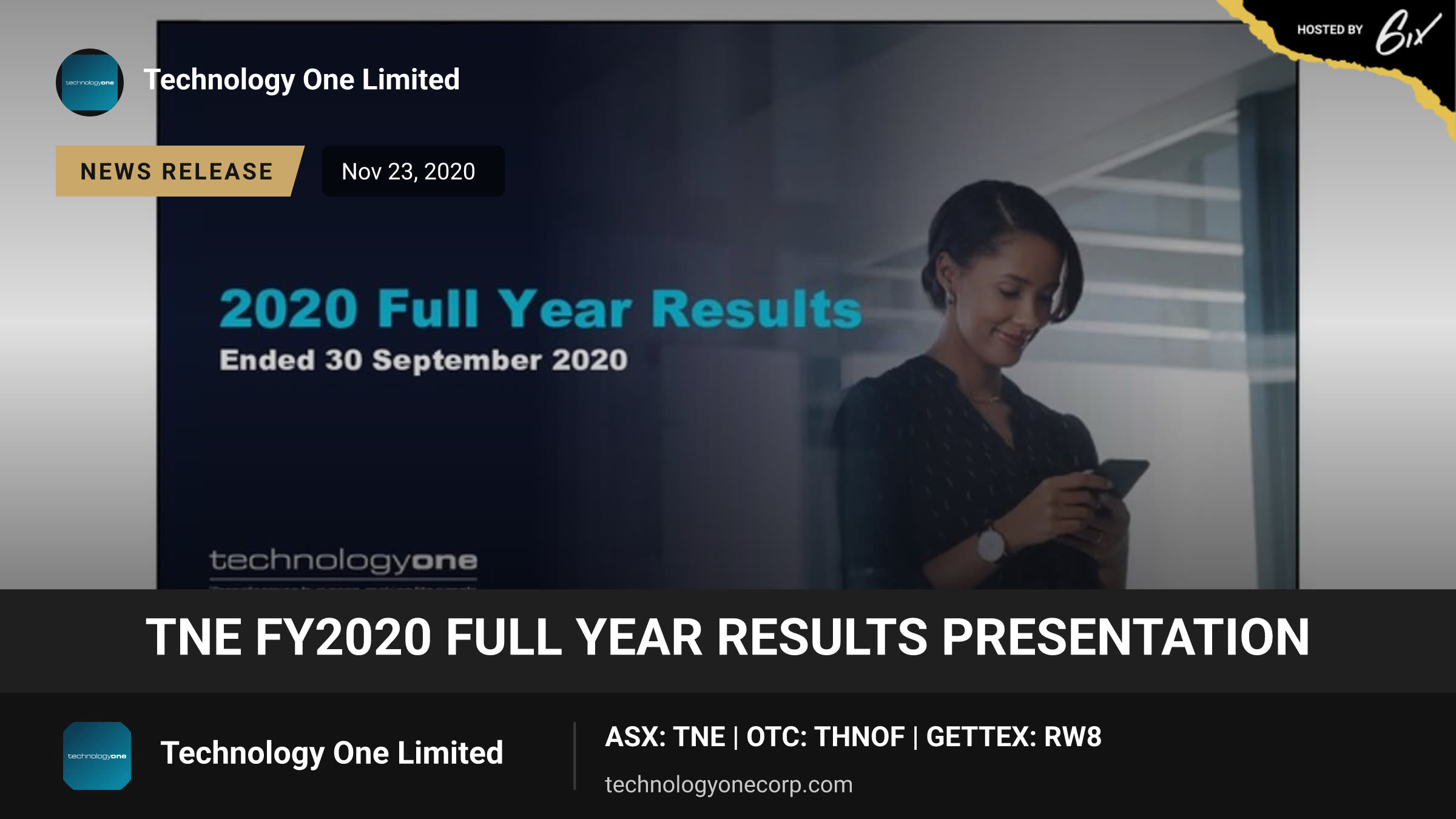 TNE FY2020 Full Year Results Presentation