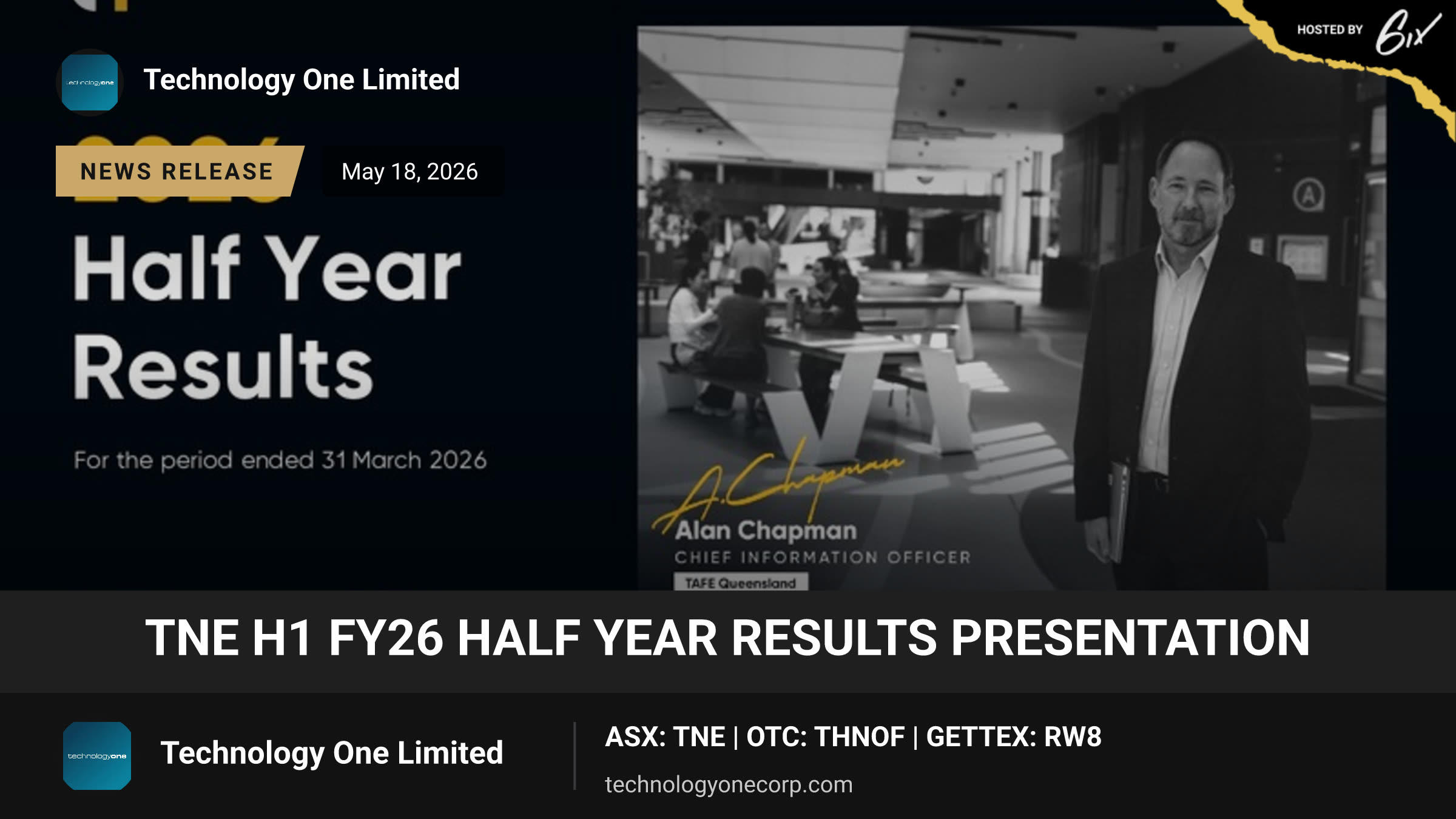 TNE H1 FY26 Half Year Results Presentation