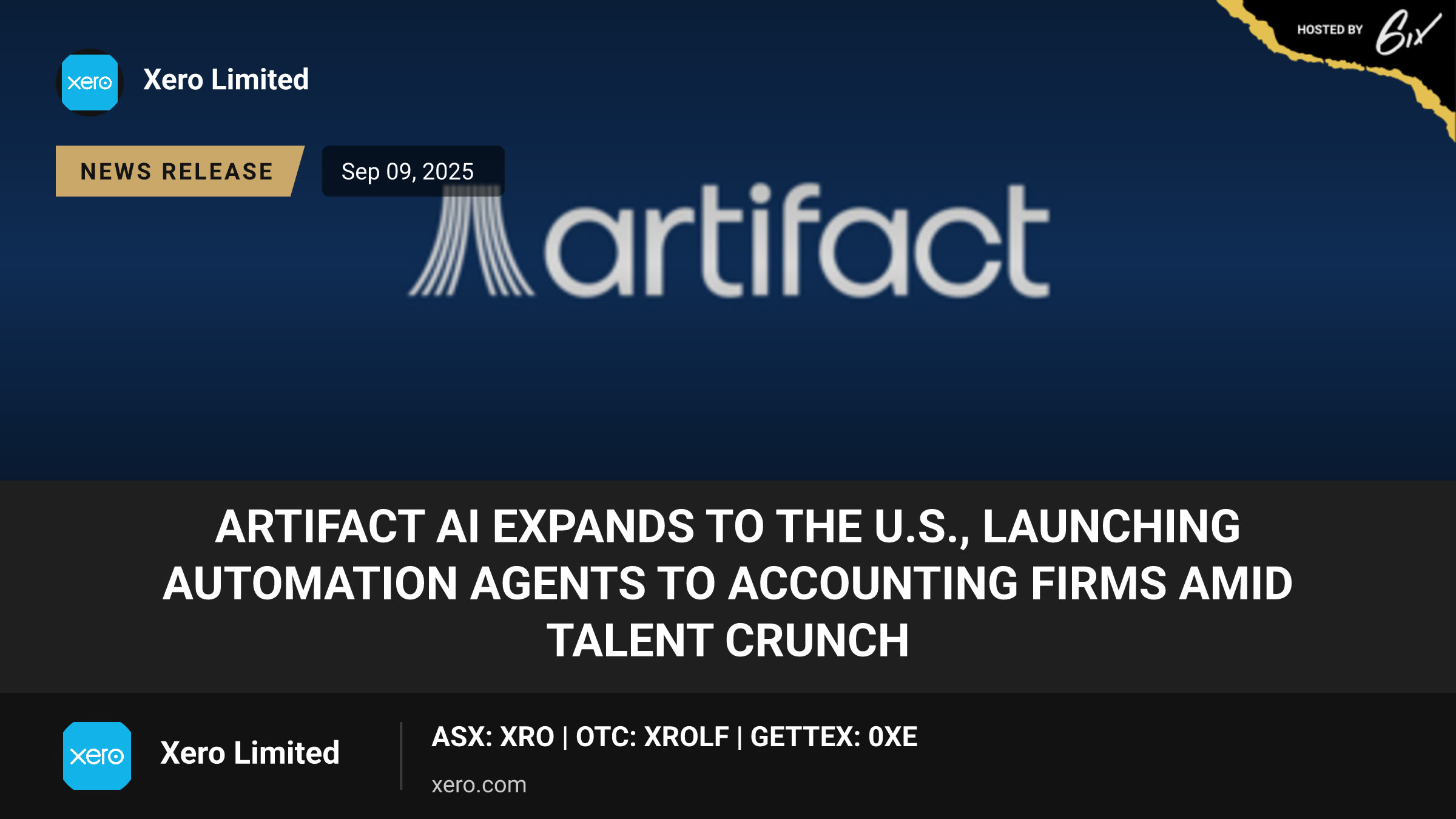 Artifact AI Expands to the U.S., Launching Automation Agents to Accounting Firms Amid Talent Crunch