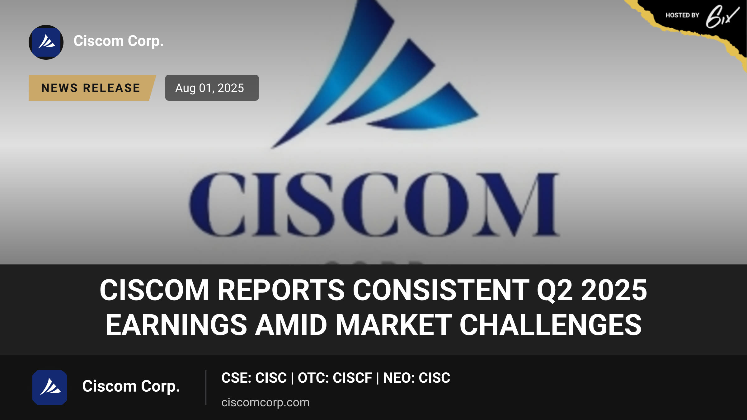 Ciscom Reports Consistent Q2 2025 Earnings Amid Market Challenges