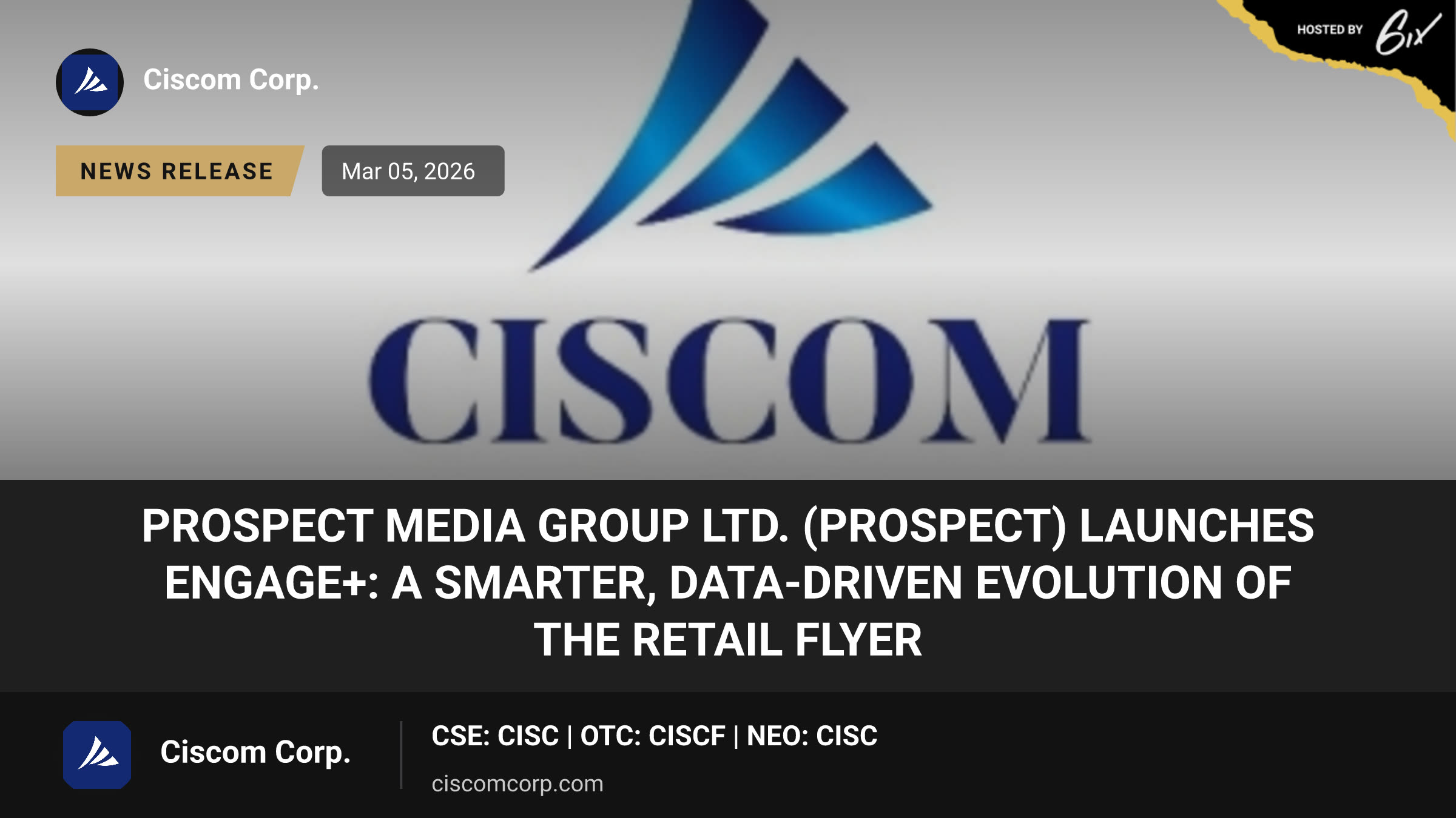 Prospect Media Group Ltd. (Prospect) Launches Engage+: a Smarter, Data-Driven Evolution of the Retail Flyer