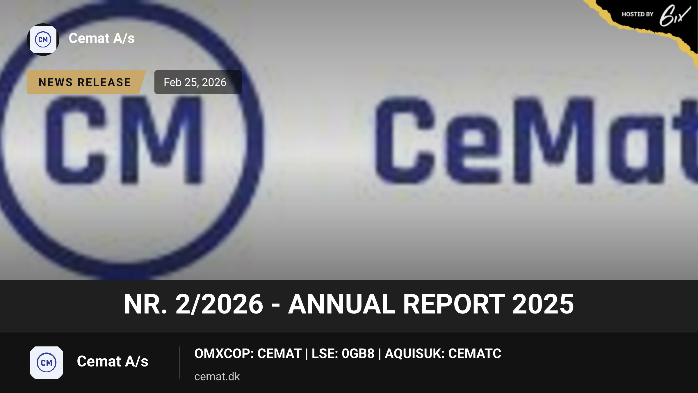 Nr. 2/2026 - Annual report 2025