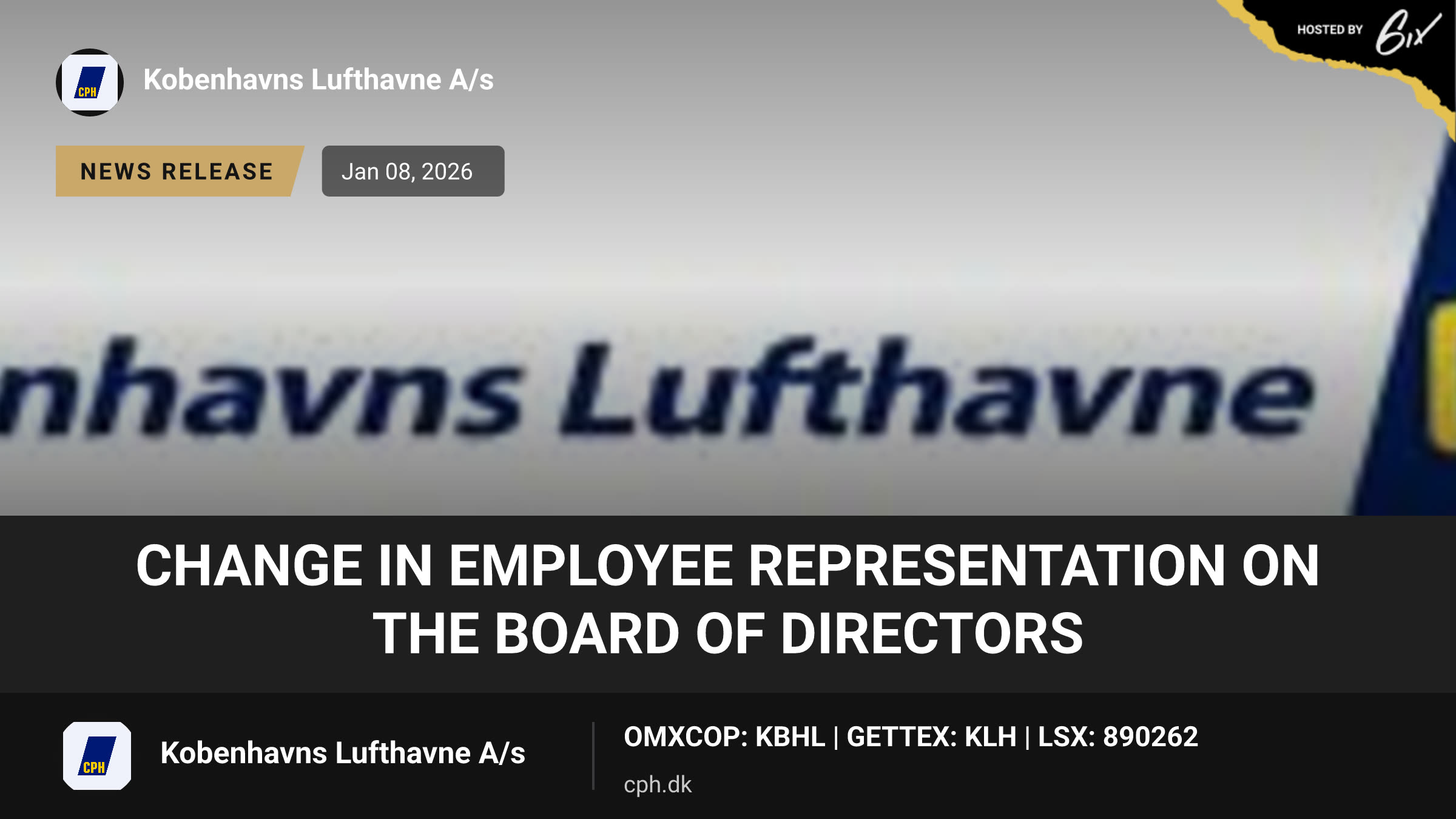 Change in employee representation on the Board of Directors