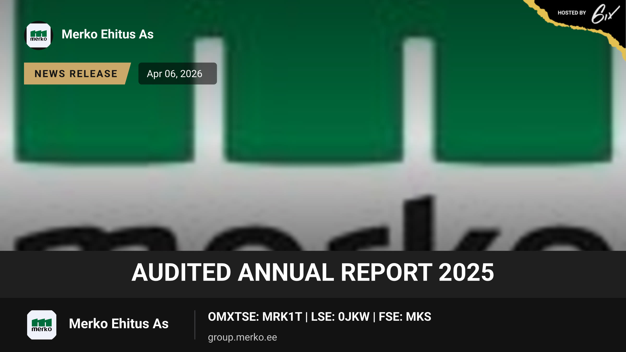 Audited annual report 2025