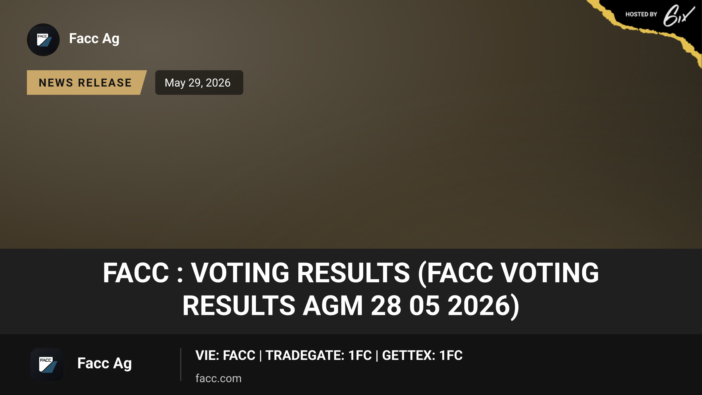 FACC : Voting Results (facc voting results agm 28 05 2026)