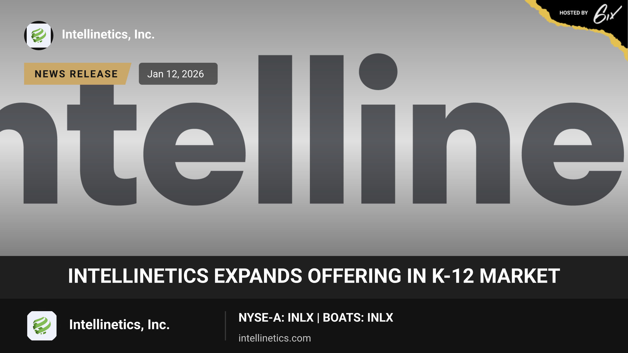 Intellinetics Expands Offering in K-12 Market