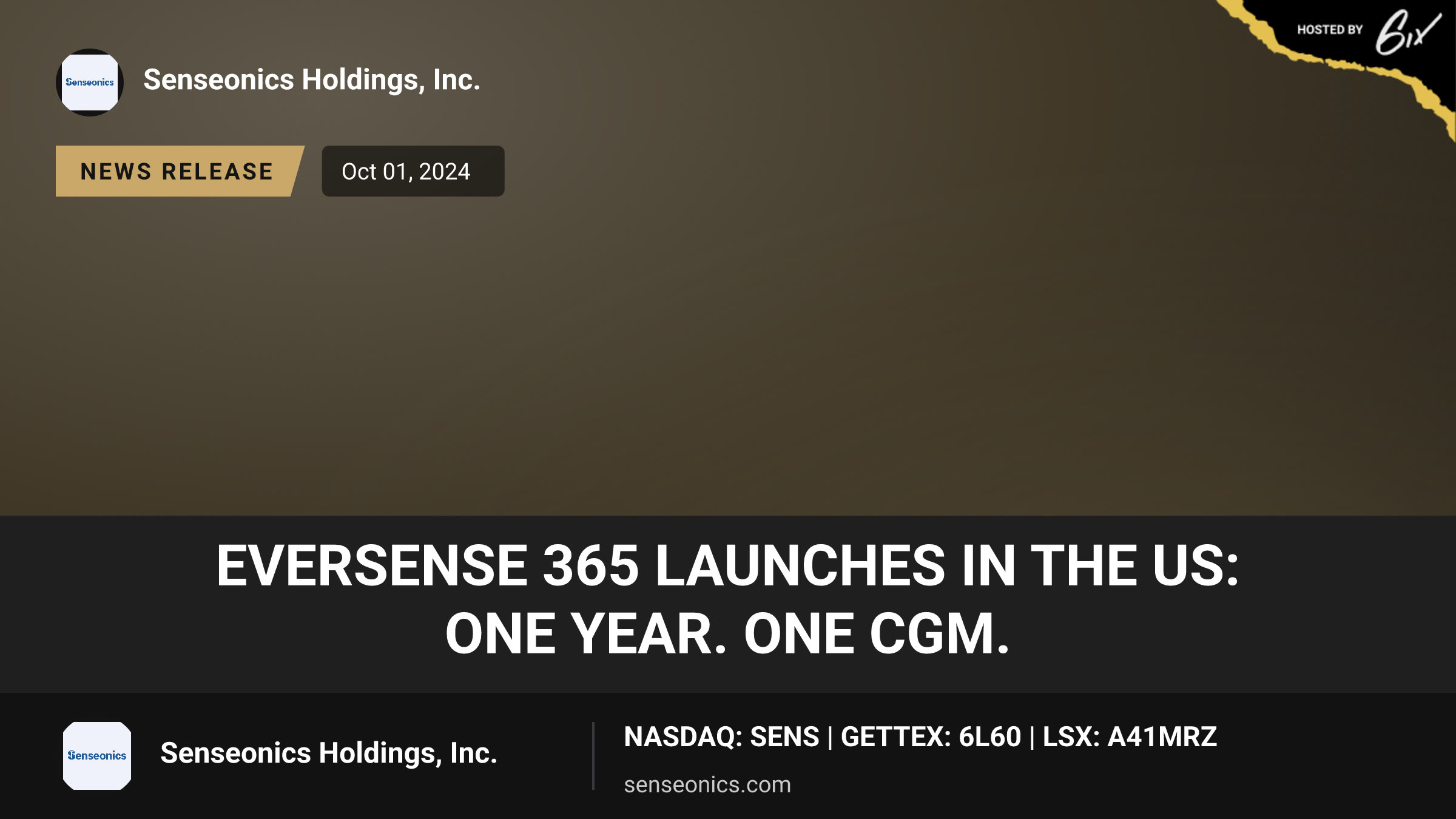 Eversense 365 Launches in the US: One Year. One CGM.