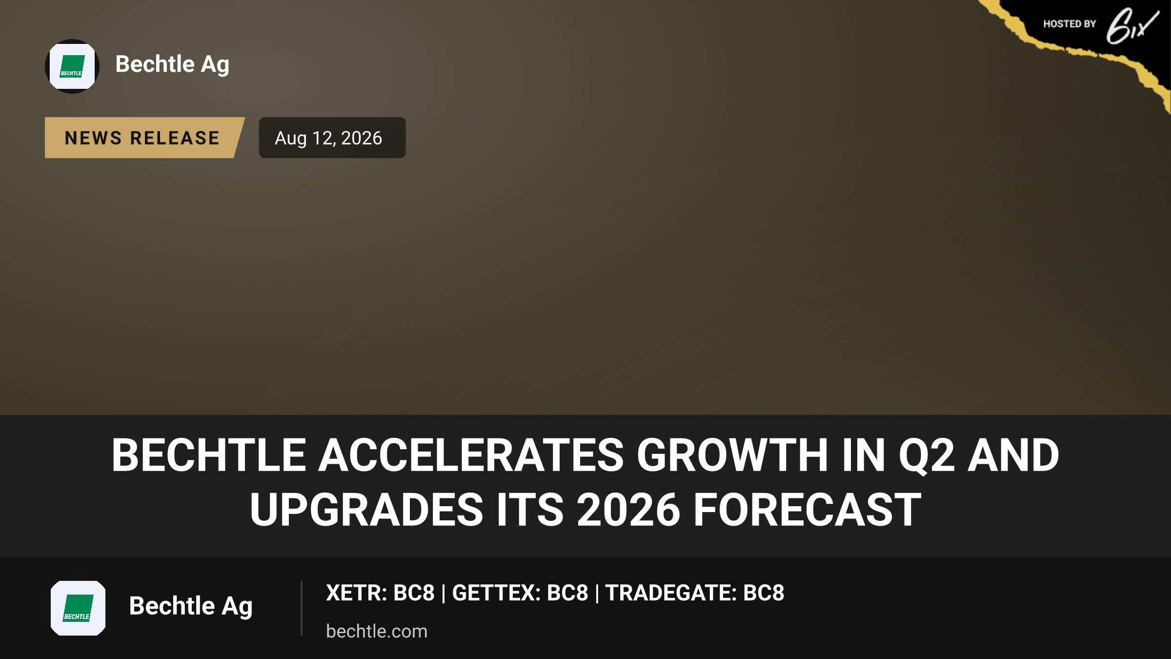 Bechtle accelerates growth in Q2 and upgrades its 2026 forecast