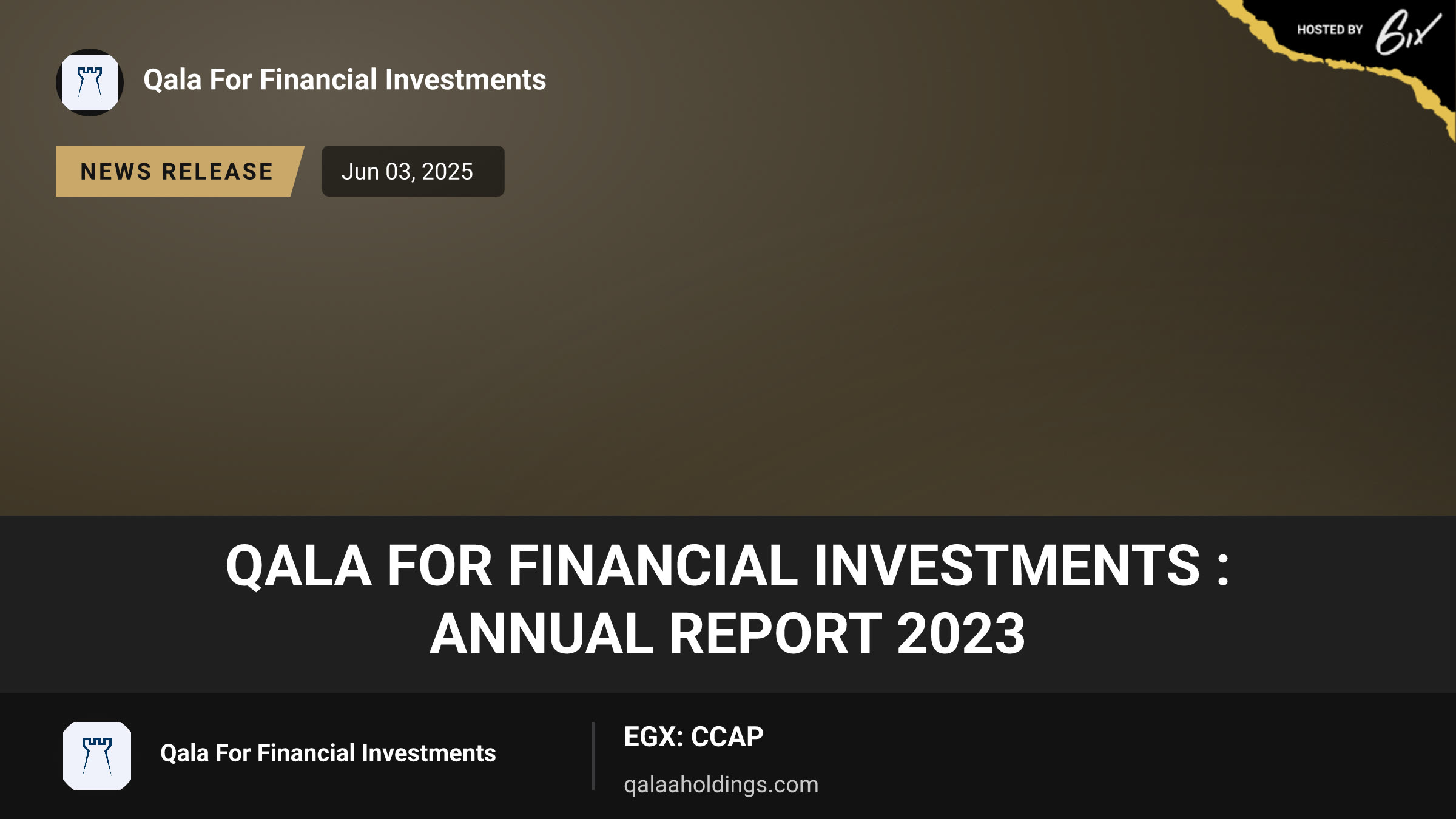 QALA For Financial Investments : Annual Report 2023