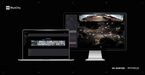 Ouster BlueCity, a complete lidar traffic management solution