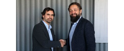 BBVA Global Head of Strategy & Performance of Engineering Jordi García and Cisco President of Europe, Middle East and Africa region (EMEA) Oliver Tuszik