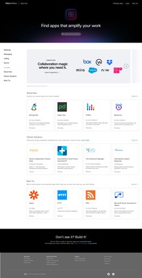 The all new Webex App Hub
