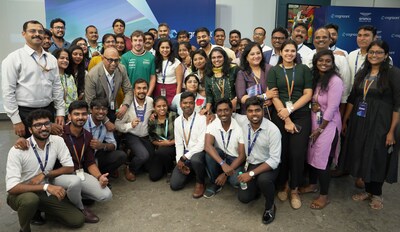 Two-time F1 World Drivers’ Champion, Fernando Alonso, arrived in Chennai to engage with Cognizant associates