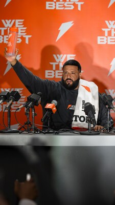 DJ Khaled with the “Gatorade x DJ Khaled” Capsule Collaboration.