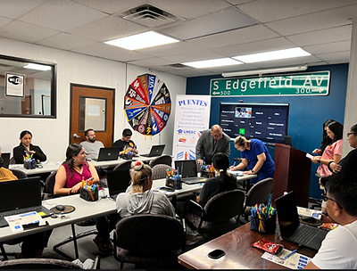 LNESC students start Frito-Lay's digital literacy program in Dallas, Texas.