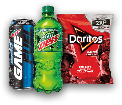 Mtn Dew, Mtn Dew Game Fuel, and Doritos are joining forces once again with Activision’s popular Call of Duty® franchise, for the launch of Call of Duty®: Black Ops Cold War