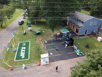 Pepsi Unveils Pepsi Homegate, Larger than Life Tailgate Destination in Superfan’s Front Yard (Photo by Jayson Jimenez/Getty Images for Pepsi)