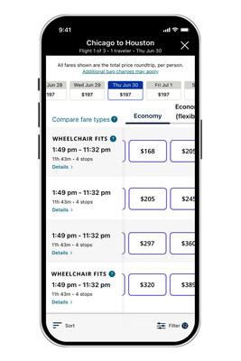 United Makes It Easier for Customers Who Use Wheelchairs to Book Flights That Can Accommodate Their Personal Device