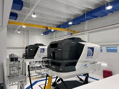 United's new building at their Flight Training Center in Denver.