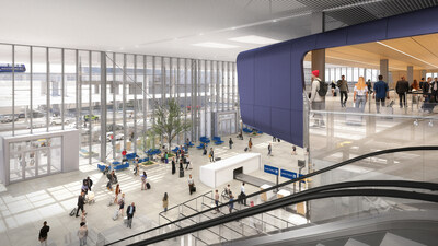 IAH Terminal B Transformation Program to accommodate a projected 36 million future passengers with brand new gates and amenities for travelers