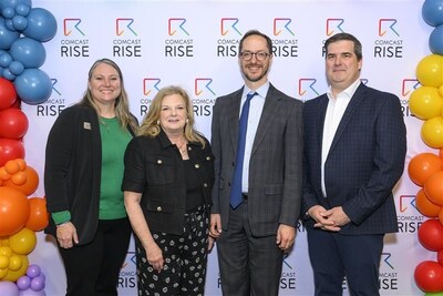 Kimberly Sasser Hayden, Comcast Director of Government Affairs, Melinda Little, Comcast VP of Government Affairs, Nashville Mayor Freddie O'Connell, Mike McArdle, Comcast Senior Vice President