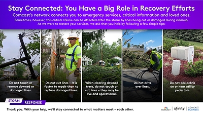 Tips to help stay connected and ensure a smooth recovery process to our network