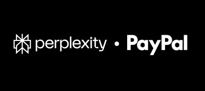 Perplexity and PayPal logos