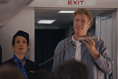 Will Ferrell takes to the skies to announce PayPal’s $10M sweepstakes where 1,000 customers per day can win up to $100 just for checking out with PayPal.