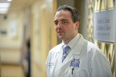 Illumina today announced the launch of a partnership with Henry Ford Health, to assess the impact of comprehensive genomic testing in cardiovascular disease care. The first study under this new partnership, CardioSeq, launches today and will include 1500 patients at Henry Ford Health. Shown here, Dr. David Lanfear, vice president of clinical and translational research at Henry Ford and the study's lead clinician. Image credit: Ray Manning for Henry Ford Health