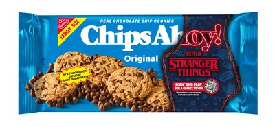 Retro-inspired Original CHIPS AHOY! packs harken back to the look and feel of the 1980s CHIPS AHOY! packaging when Stranger Things takes place.