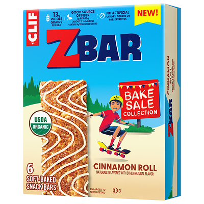 Zbar Bake Sale Cinnamon Roll Product Box.