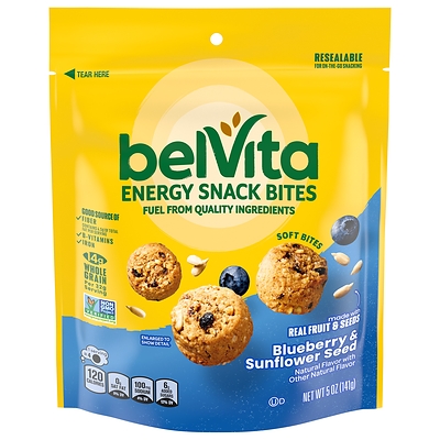 belVita Energy Snack Bites: Blueberry & Sunflower Seed