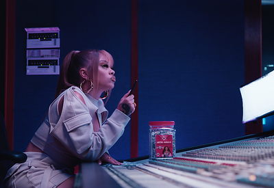 HALLS brand teams up with Grammy-nominated Atlanta rapper, Latto, to launch limited-edition cough drop wrappers featuring new pep talks (packaging may vary). // Photo Credits: Nate Hurtsellers, Director of Photography