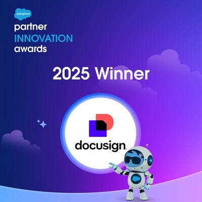 Docusign 2025 Winner: Salesforce Partner Innovation Awards