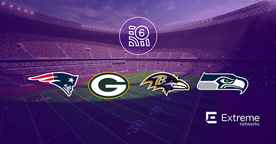 Four NFL teams have upgraded their stadiums to Wi-Fi 6 from Extreme Networks
