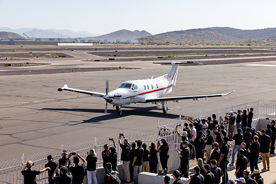 PC12 Landing