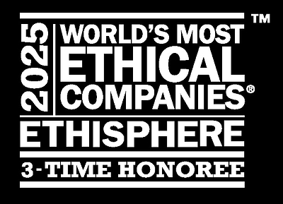“World’s Most Ethical Companies” and “Ethisphere” names and marks are registered trademarks of Ethisphere LLC.