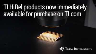 TI opens its inventory of thousands of space-grade and military-grade products to help aerospace and defense electronics companies meet growing demand